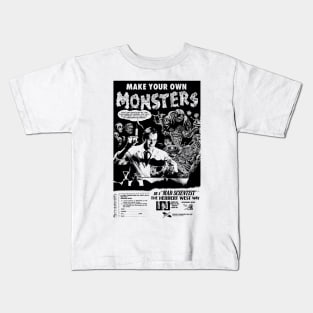 Herbert West: Grow Live Monsters Kids T-Shirt